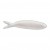 PIATTO MINI PESCE BIANCO 38X8,5XH3