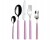 FANTASIA SET POSATE 30 PZ ROSA PALLIDO
