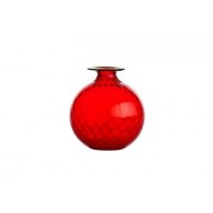 VASO VENINI MONOFIORE 100.18 - COLORE ROSSO - MISURE DIAMETRO 18 CM - H. 20.5 CM