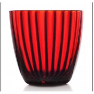 TUMBLER ROSSO RIGHE NERE