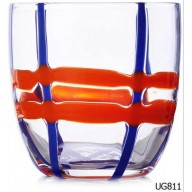 TUMBLER SCOZZESE ARANCIO/LAVANDA