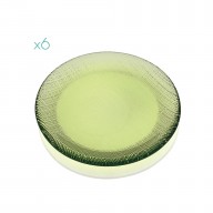 DENIM PIATTO CM 12 VERDE SET 6 PZ