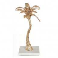 P.CANDELE PALM ORO 12,5X17X30