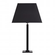 ELEGANCE BASE QUADRA NERA LAMP