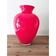 AURORA VASO H 38,5 CM OP/ROSSO