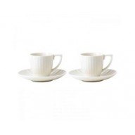 J.CONRAN TISBURY SET 2 ESPRESSO TAZZA