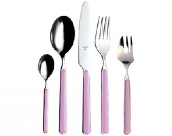 FANTASIA SET POSATE 30 PZ ROSA PALLIDO