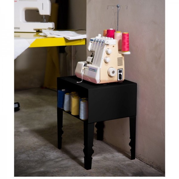 NAPOLEON BLACK TAVOLINO 	42 &times; 35 &times; 49 cm