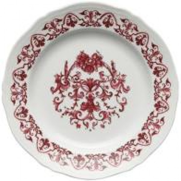 BABELE PIATTO DESSERT  ROSSO CM 21